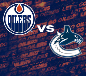 Oilers and Canucks logos