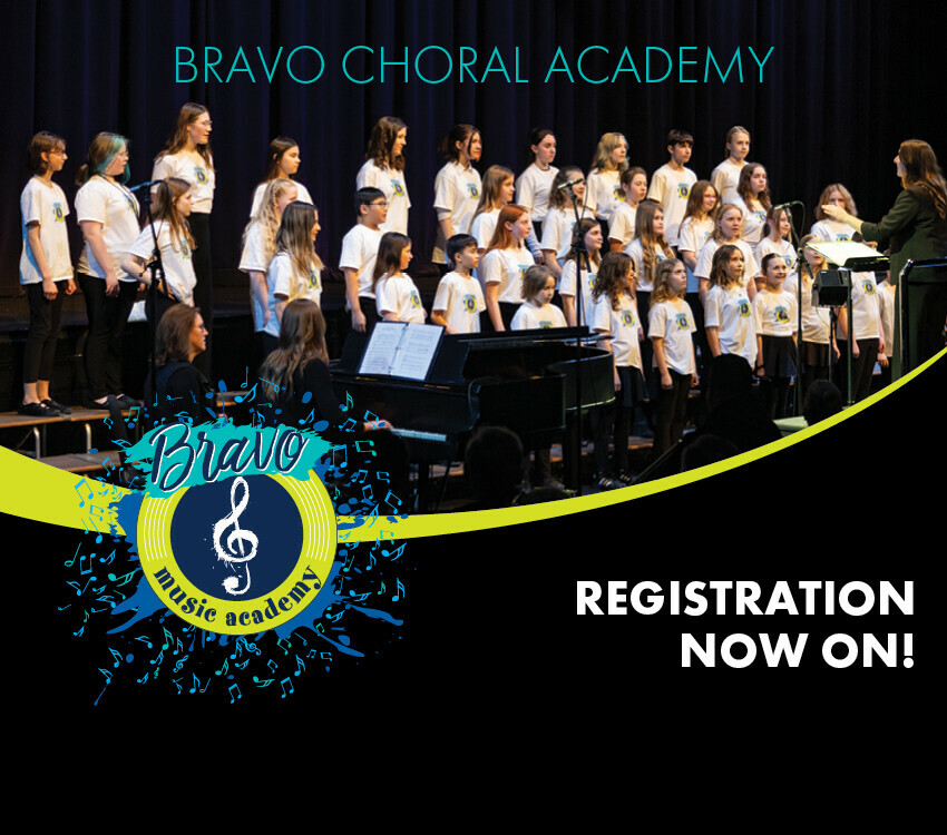 photo of choral students in performance
